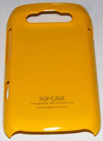 Твърд предпазен гръб SGP за Blackberry Bold 9790, жълт
